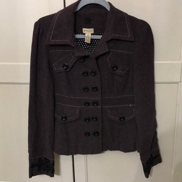 Anthropologie brown jacket